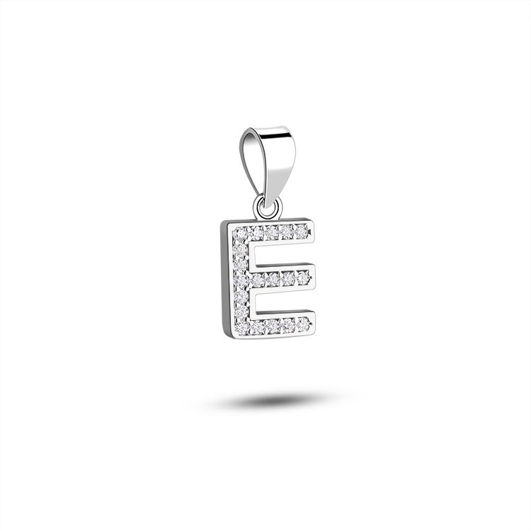 Collar Hip Hop con Colgante CZ, Cadena con Circonitas AAA, Joyería de Regalo, Letras con Nombre Personalizado, Plata de Ley 925, Logotipo Personalizado, Shenzhen