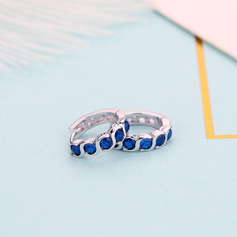 Hermosos Pendientes de Clip con Cristales de Moda para Niñas