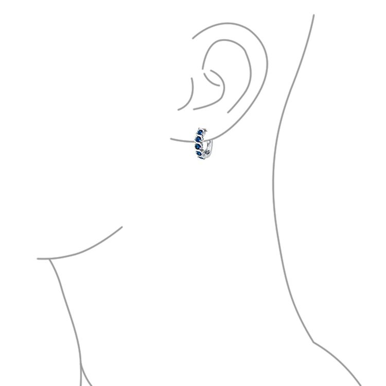 Hermosos Pendientes de Clip con Cristales de Moda para Niñas