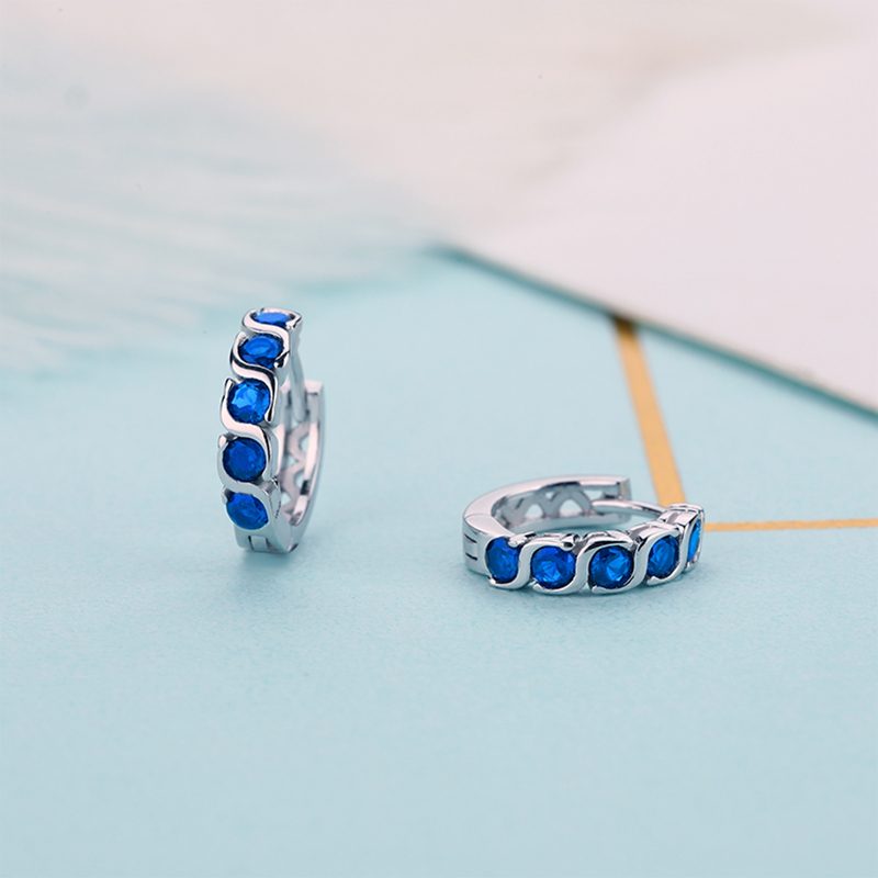 Hermosos Pendientes de Clip con Cristales de Moda para Niñas