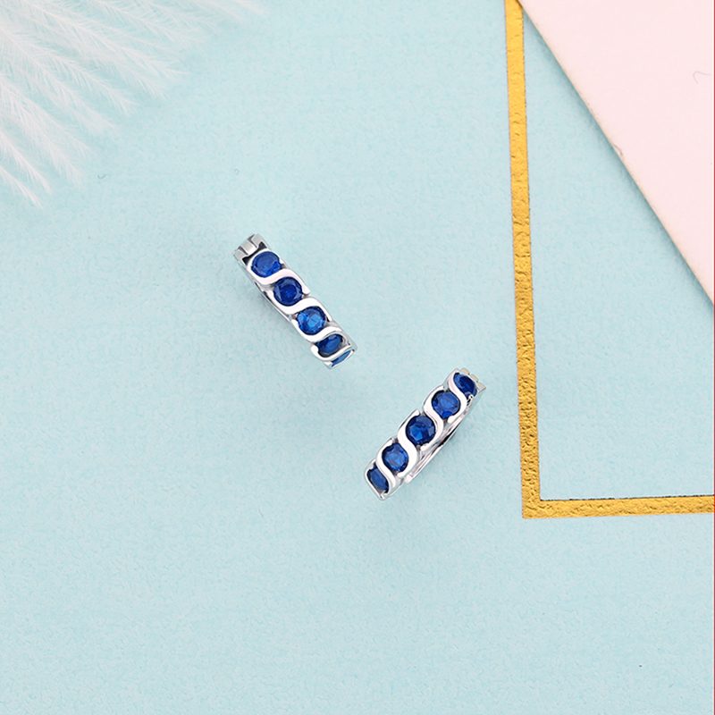 Hermosos Pendientes de Clip con Cristales de Moda para Niñas