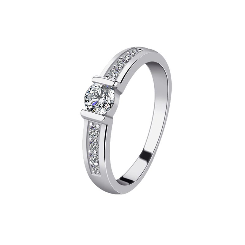 Venta Directa de Fábrica, Anillo de Plata de Ley 925, Anillo de Compromiso, Anillos Delicados para Parejas, para Bodas y Compromisos, Mascota Personalizada