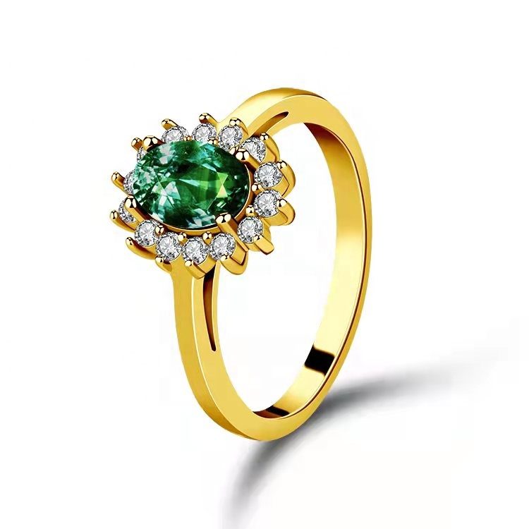 Anillo de Plata de Ley 925 al por mayor de fábrica, circonita cúbica de oro rosa, joyería de plata de aniversario de lujo personalizada para mujer, flecha de la India