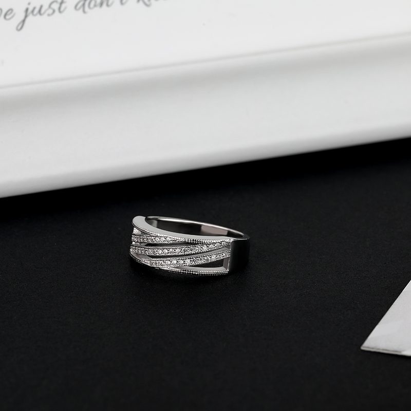 Anillos de Pareja, Joyería, Anillo de Boda, Mascota, Plata de Ley S925, Shenzhen CLASSIC, Anillos con Piedras Preciosas, Zirconia, IGI, Decoraciones para Fiestas Tailandesas