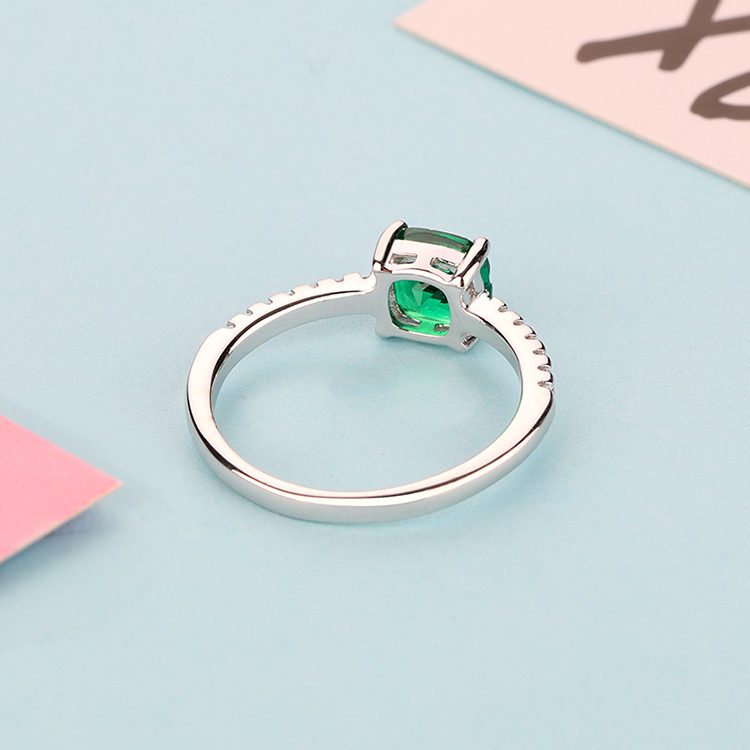 Elegantes anillos de moda de Plata de Ley 925 para mujer, diseños de piedra natal y Zirconia cúbica, joyería de uso diario, perfecto para regalos