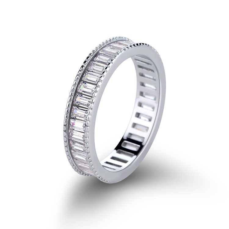 2025 joyería fina de moda 925 anillo de plata de ley para mujer joyería de lujo plata 925 anillo de boda anillo de Hip Hop para hombres
