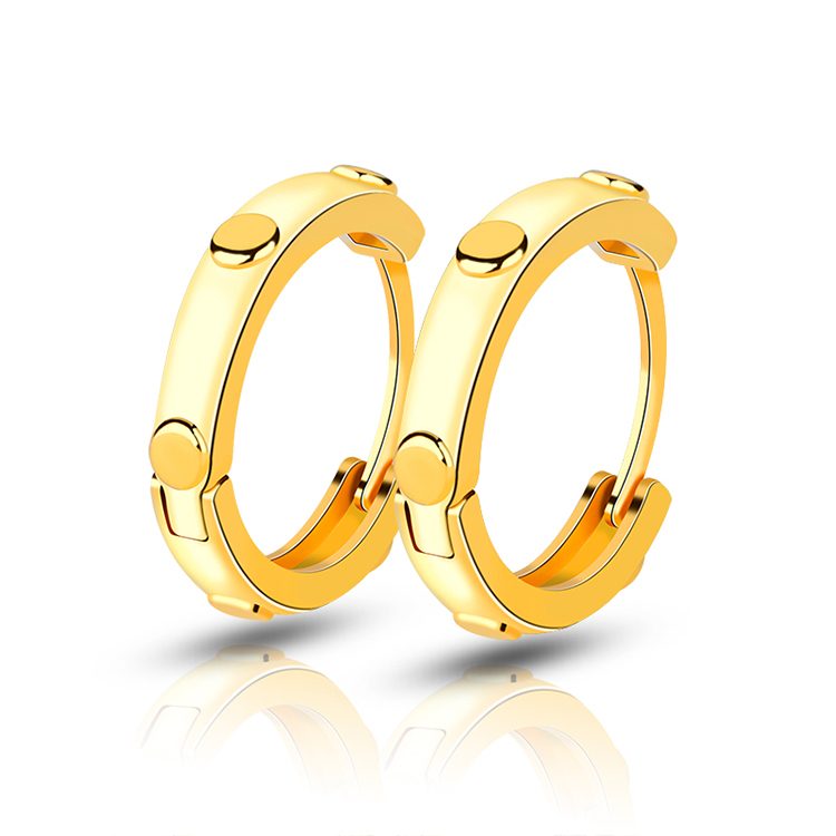 Gran oferta de pendientes de aro redondos de Plata de Ley 925 a la moda para mujer, joyería de moda de bucle grueso para fiestas