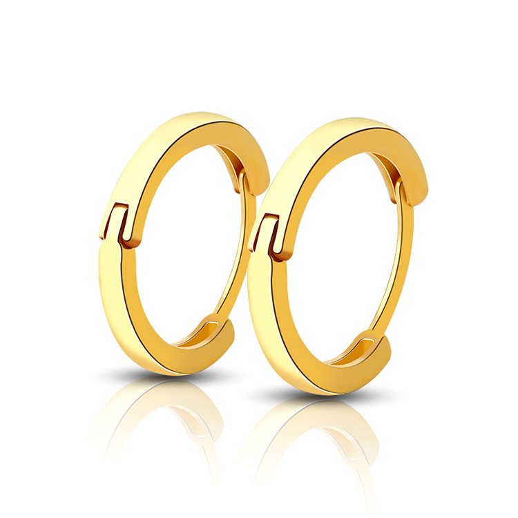 Pendientes de latón de inspiración Vintage, regalo de joyería Retro elegante, pendientes de aro franceses de moda de Plata de Ley 925 para mujeres y hombres
