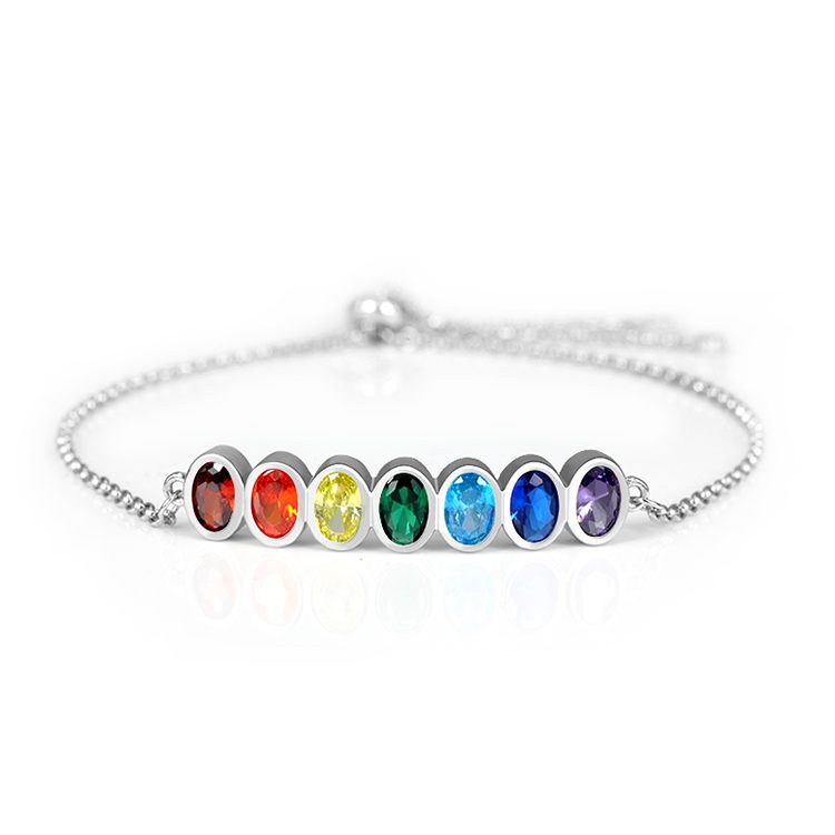 Pulsera de lujo de Plata de Ley 925 para mujer, joyería de moda elegante de circón, regalo de cumpleaños ajustable