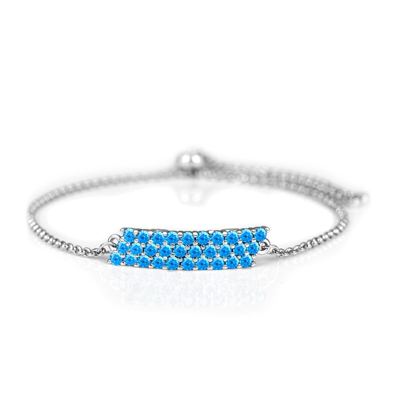 Pulsera de circ&oacute;n de plata esterlina 925 &uacute;nica joyer&iacute;a de mujer