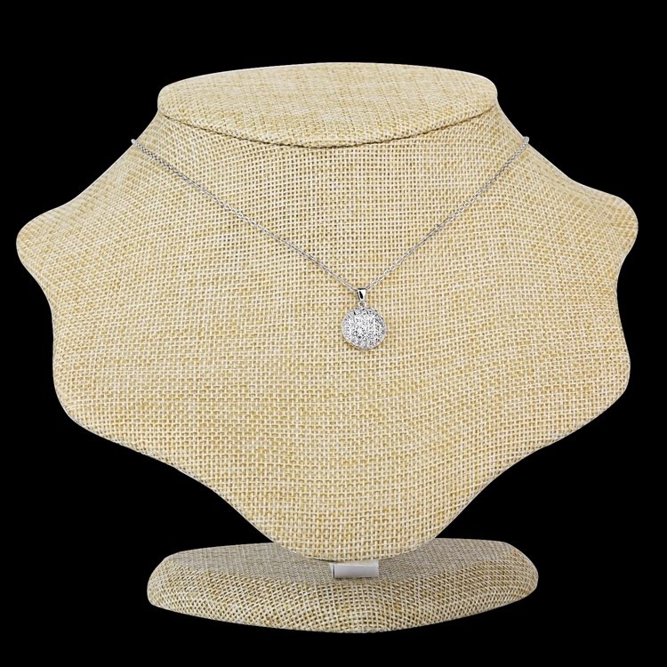 Collar de bailarina con colgante de joyería en forma de cúpula