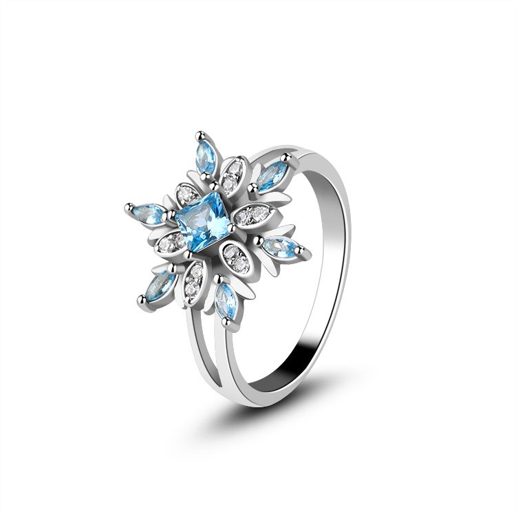 Anillo de moissanita personalizado Plata de Ley 925 Anillos de compromiso con logotipo personalizado gratis para novia