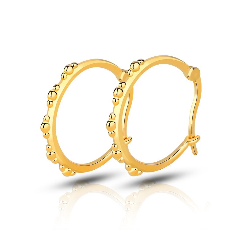 Fábrica al por mayor de moda pendientes para las mujeres chapado en oro, pendientes de las mujeres 925 plata esterlina pendiente de Clip