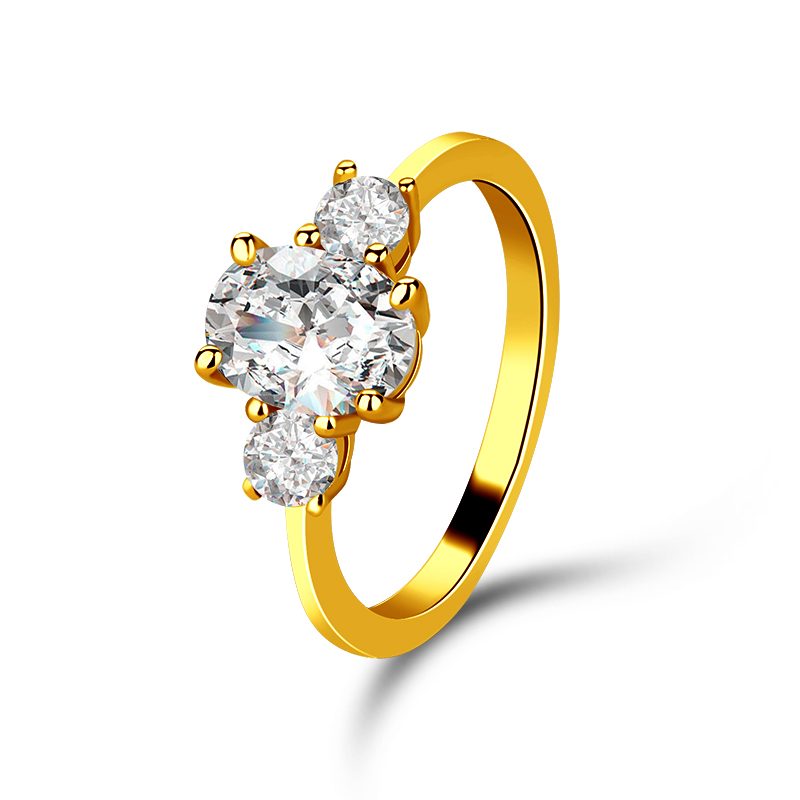 Anillo de compromiso de aniversario para mujer, de plata fina de circón, anillo de Plata de Ley 925