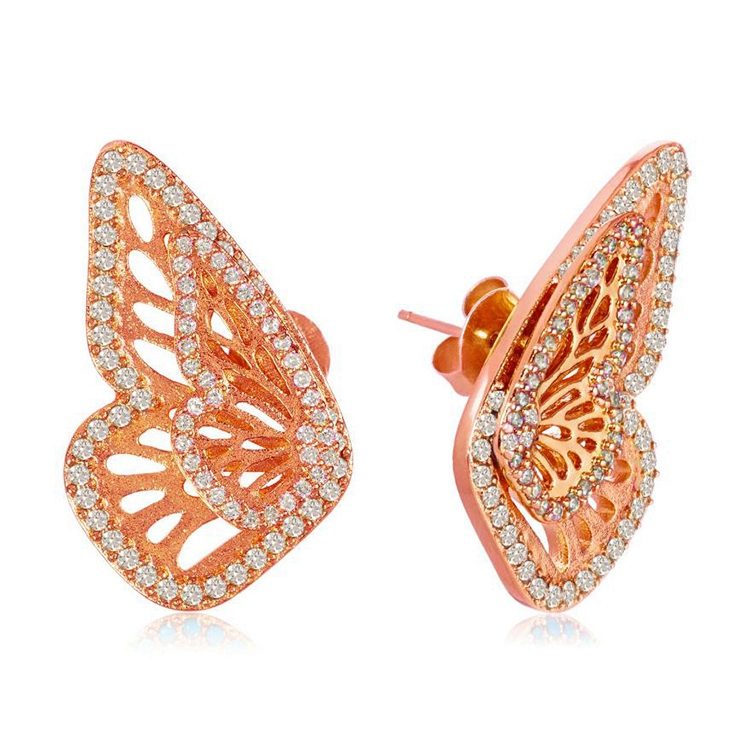 &Uacute;ltimo modelo de moda pendientes en mariposas forma
