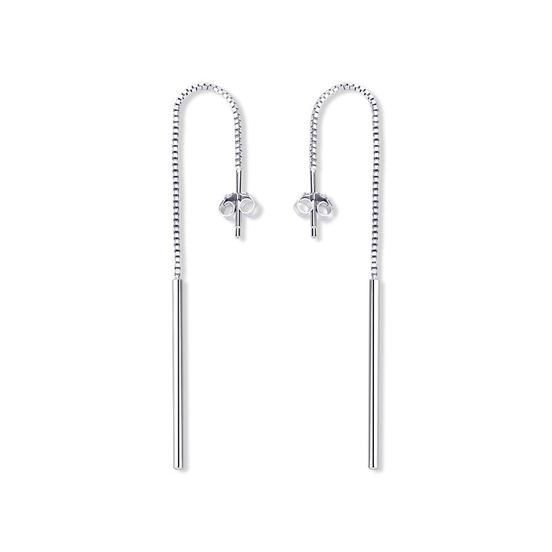Joyería de piedras preciosas de plata 925 para mujer, pendientes de borla de plata de ley sólida, joyería hecha a mano