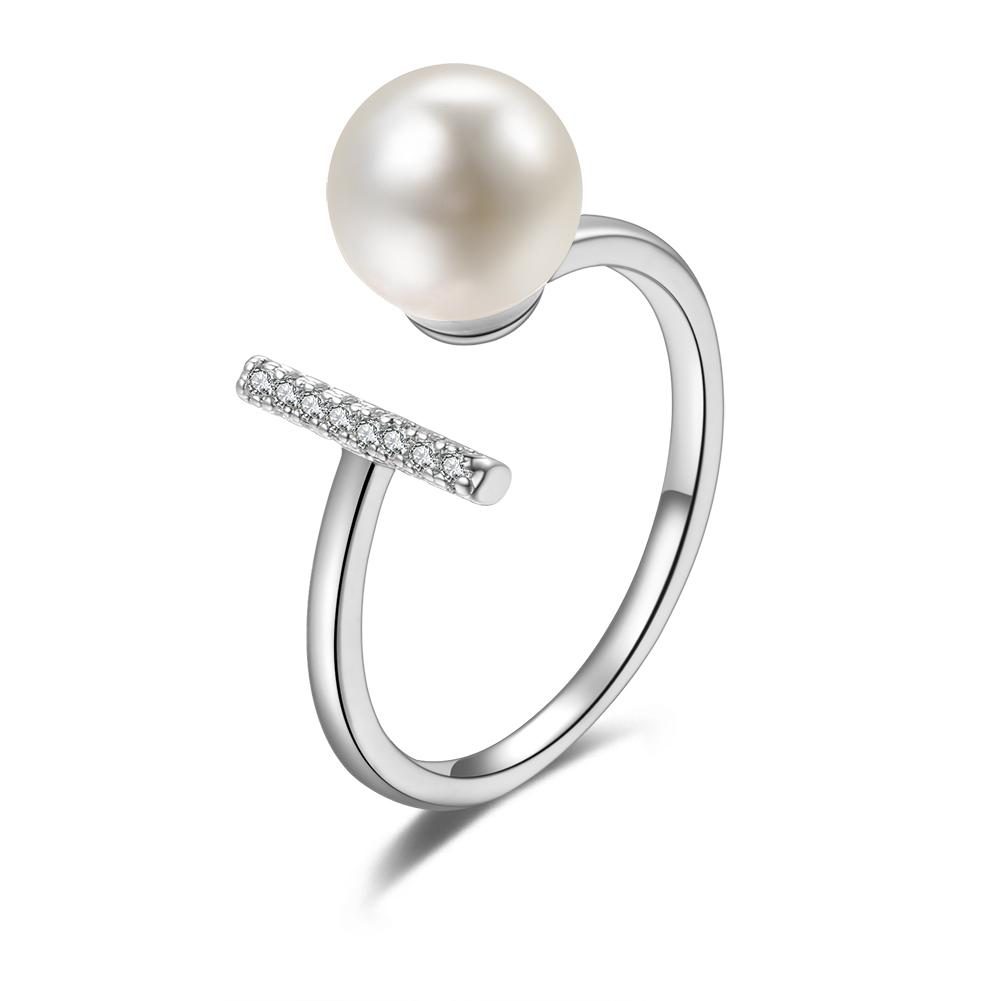 Anillos de perlas para mujer, joyería para mujer 2023, joyería para mujer, anillo con perlas 925