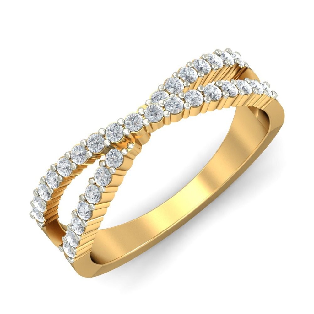 Anillo de boda h 925, chapado en oro blanco y oro, último diseño