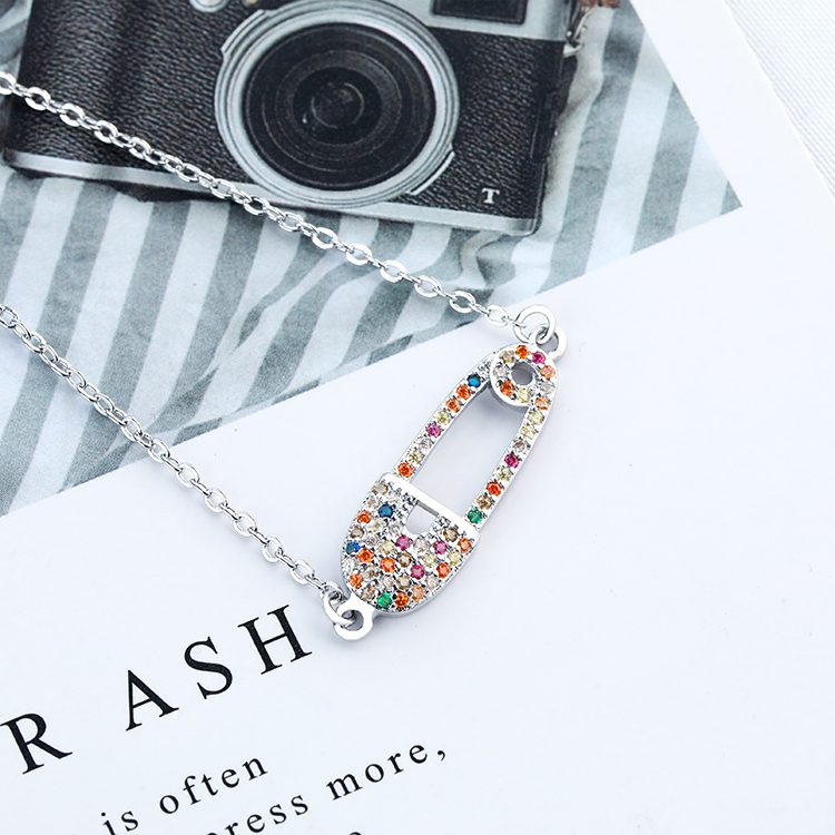 Venta al por mayor de fábrica, joyería 2023, pulsera de plata de ley 925, pulseras de circón cúbico coloridas de plata de ley para mujer