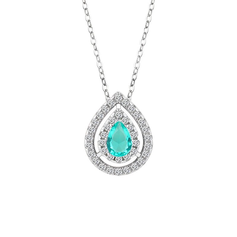 Collar personalizado de flores del sol para niñas, joyería colorida de circonia cúbica, joyería de San Valentín