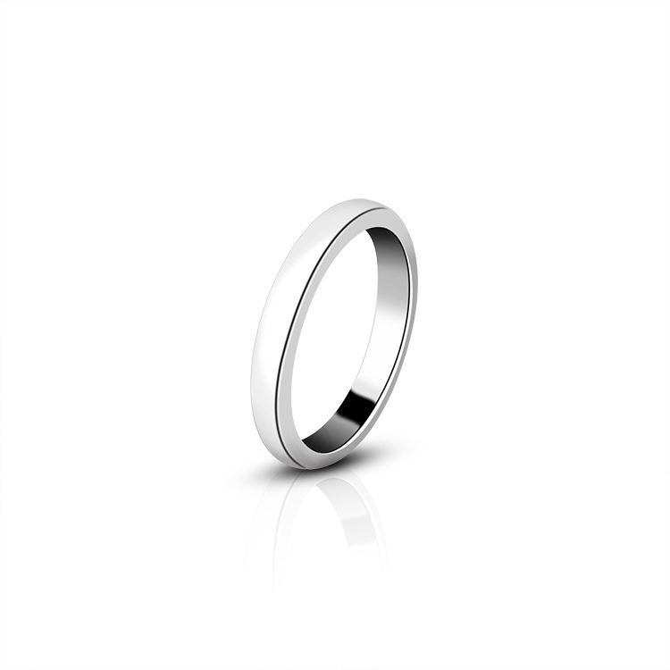 Joyería Simple 5mm de ancho hombre mujer pareja anillo Unisex anillos mascota 925 plata esterlina banda lisa corazón puro anillos de piedras preciosas IGI