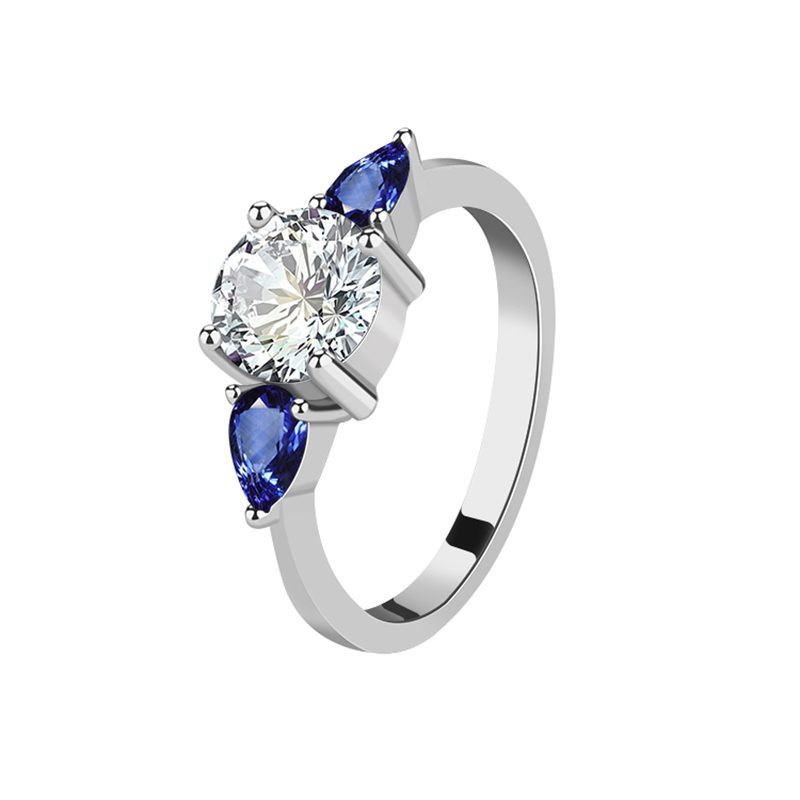 Anillo de Boda de Diamantes en Oro Amarillo para Mujer