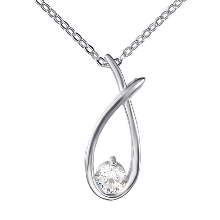 Cadena simple de joyería de plata para damas y niñas madres personalizadas elegantes mujeres regalos collares corazón mascota clásica