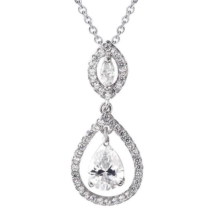 Cadena simple de joyería de plata para damas y niñas madres personalizadas elegantes mujeres regalos collares corazón mascota clásica