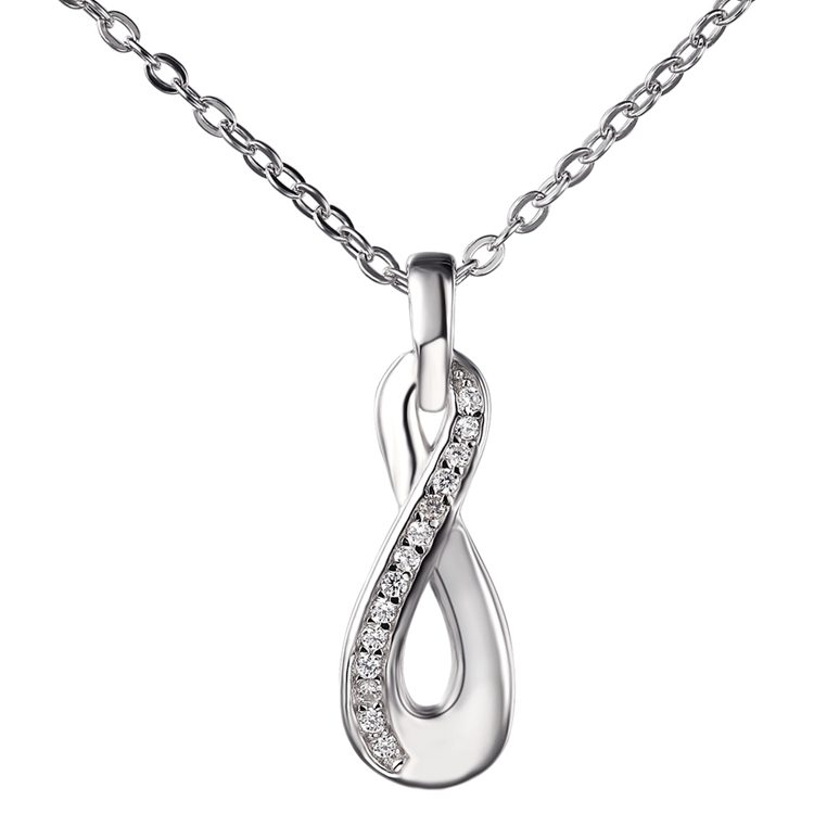 Cadena simple de joyería de plata para damas y niñas madres personalizadas elegantes mujeres regalos collares corazón mascota clásica