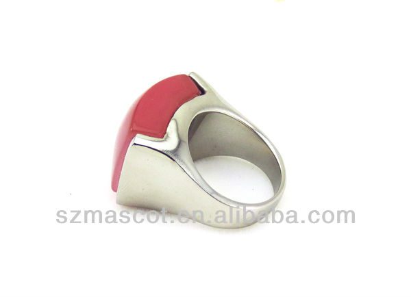 Anillo de compromiso de rubí con diseño de Mascota para mujer, joyería de moissanita redonda