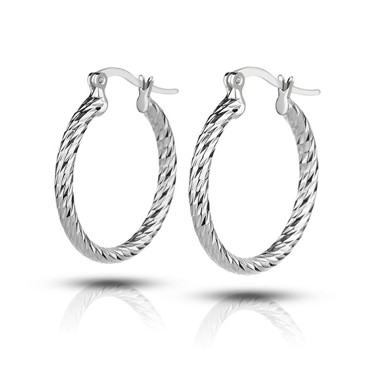 Pendientes de regalo de Navidad para mujer, aro de Plata de Ley 925, joyería de moda, estilo elegante, fiesta, boda