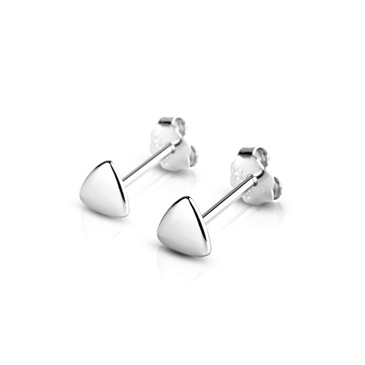 Pendientes minimalistas chapados en oro para mujer, Plata de Ley 925, regalo de joyería diario ligero