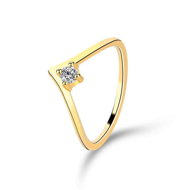 Elegante anillo de Plata de Ley 925 14K 18K chapado en oro joyería personalizada OEM anillo hecho a mano para compromiso de pareja o uso de regalo