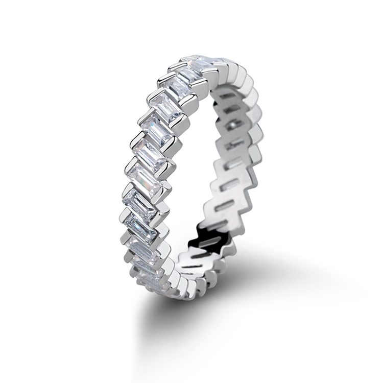 Anillos de estilo bohemio, anillo de Plata de Ley 925 con circón para regalos de fiestas, joyería hecha a mano chapada en oro para regalo OEM