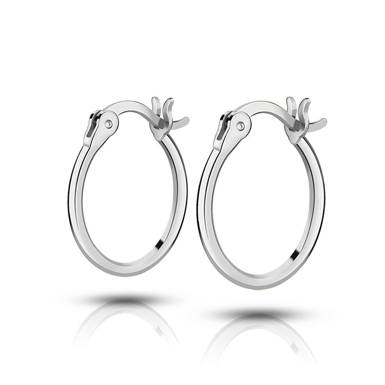 Pendientes de aro de plata 925 para mujer, joyería colgante de moda, regalo de estilo minimalista para fiesta de cumpleaños, venta al por mayor