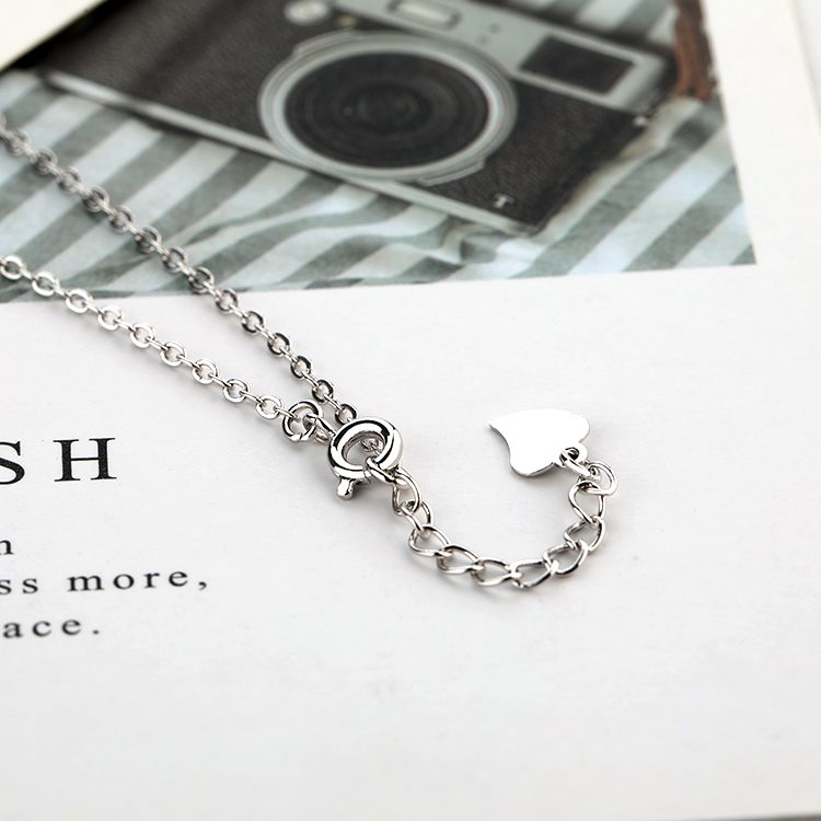 Pulsera de circón colorido de corazón de amor de Plata de Ley 925 para mujer regalo de joyería delicada de amor eterno simbólico