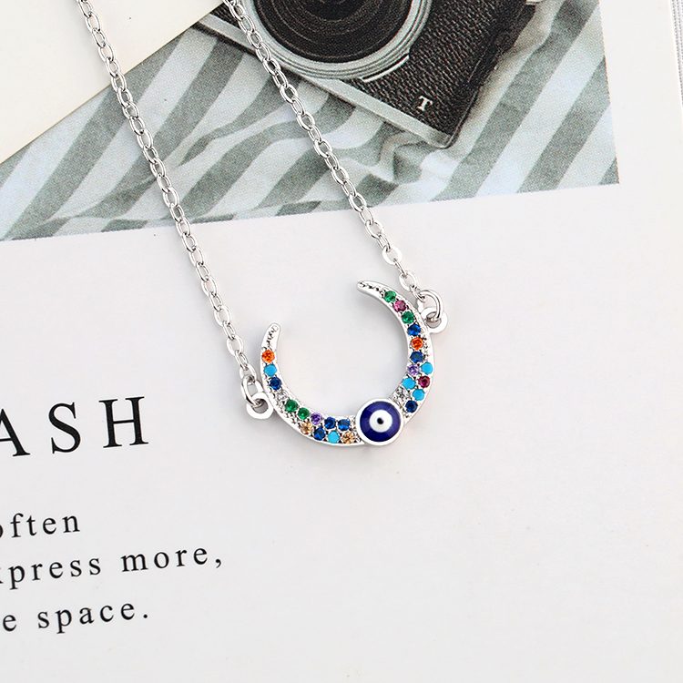 Pulsera De Luna colorida de Plata de Ley 925 hecha a mano para mujer artesanía artesanal única Ideal para regalo sorpresa amigos cumpleaños