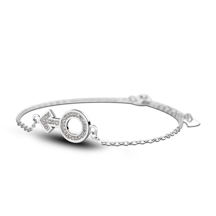 Pulsera de plata 925 elegante moderna para mujer, joyería de moda para niños para uso diario y colecciones de regalos de boutique