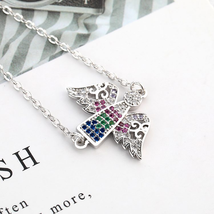 Venta caliente 925 Plata ángeles guardianes pulsera estilo delicado para las mujeres al por mayor OEM ODM personalizado suministro directo de fábrica