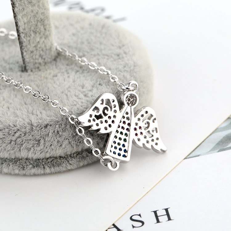 Venta caliente 925 Plata ángeles guardianes pulsera estilo delicado para las mujeres al por mayor OEM ODM personalizado suministro directo de fábrica