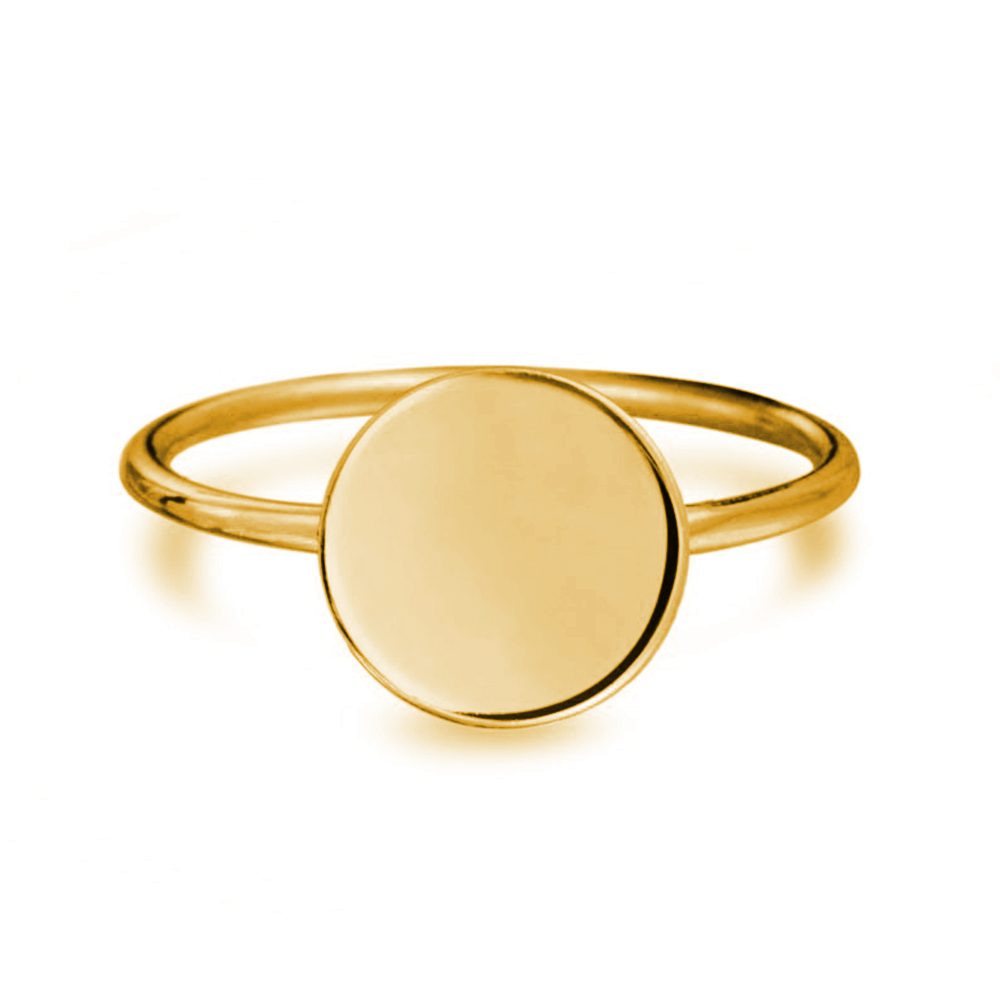 Nuevo anillo de boda de compromiso de plata 925 chapado en oro