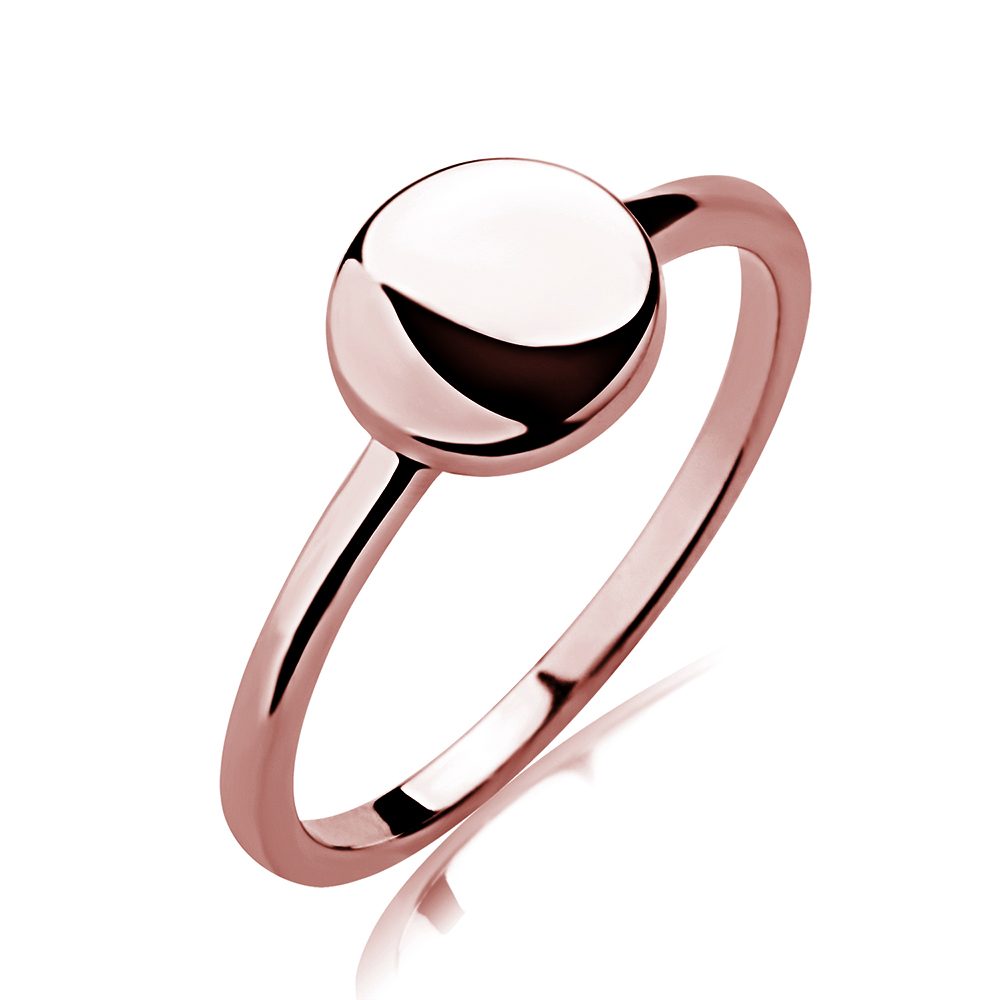 Nuevo anillo de boda de compromiso de plata 925 chapado en oro