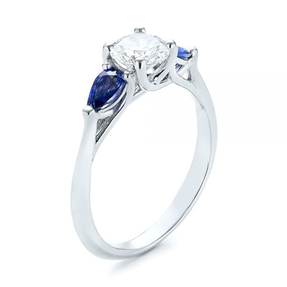 Anillo de moissanita de plata 925 personalizado Anillos ajustables de plata 925