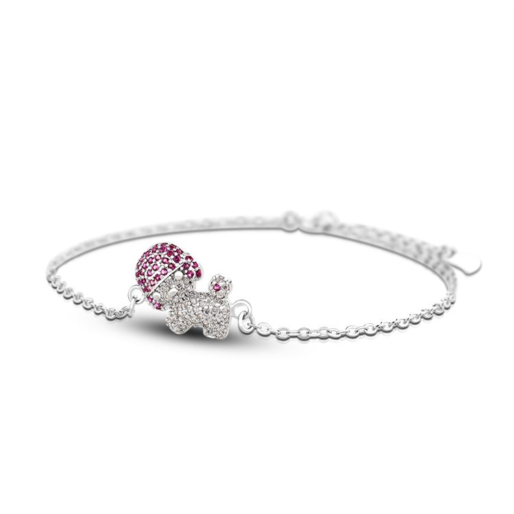 925 plata esterlina modelo inglés cadena fina y pulseras de eslabones chapado en oro rodio con circón accesorios elegantes y elegantes