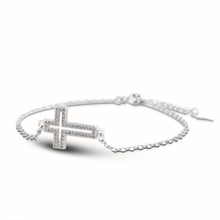 Pulsera cruzada versátil de moda para mujer, uso diario, ligero y cómodo, Material de alta calidad, brillo de larga duración