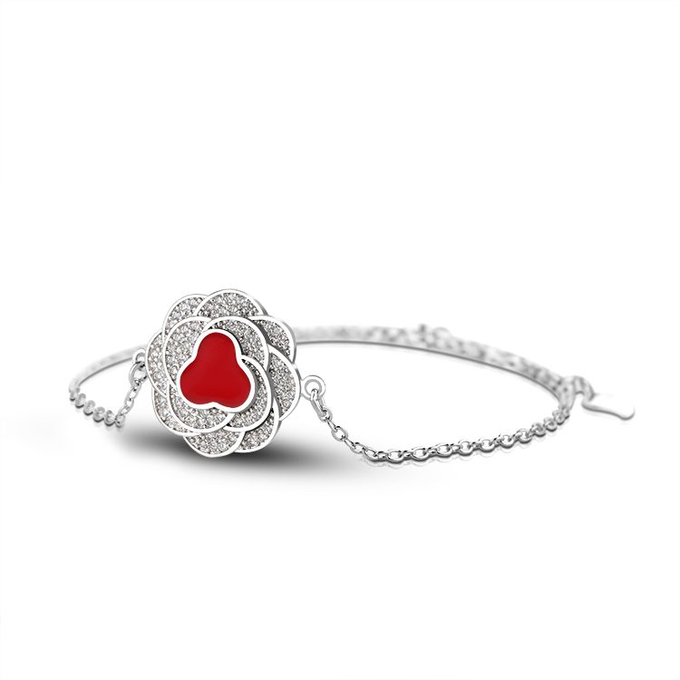 Elegante pulsera de plata de ley 925 chapada en oro para mujer, joyería elegante minimalista, accesorio imprescindible para amantes de la moda