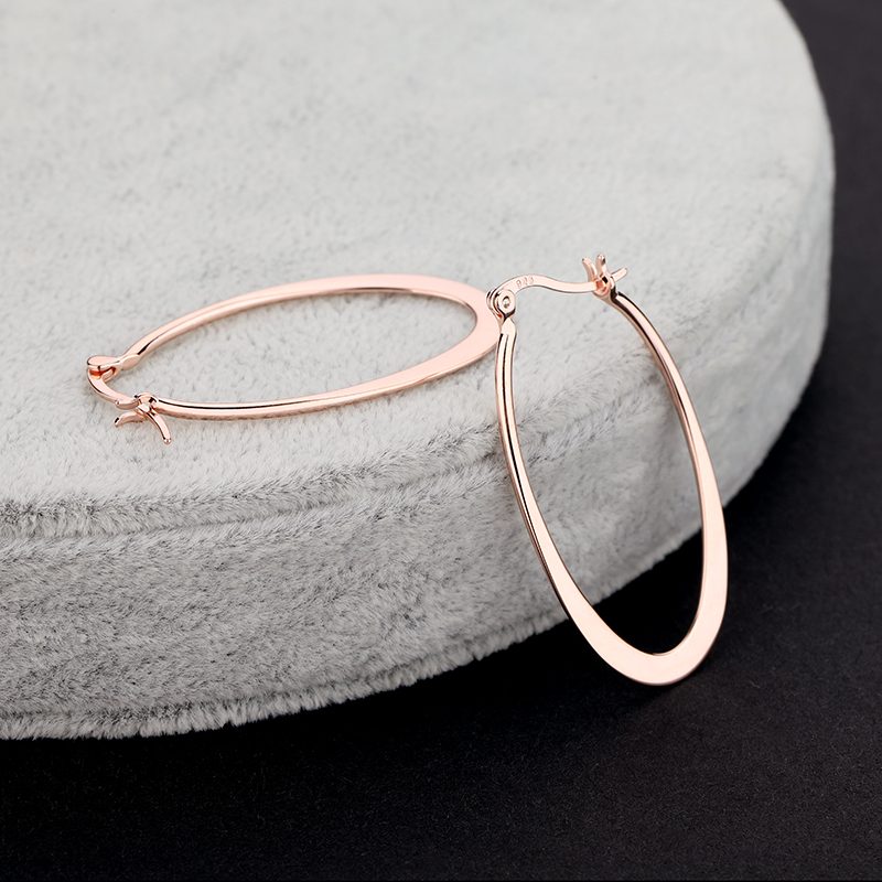 Pendientes de aro de Plata de Ley 925 personalizados para mujer