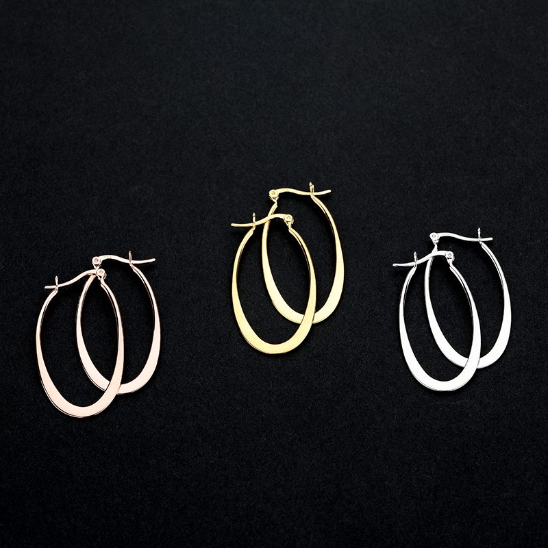 Pendientes de aro de Plata de Ley 925 personalizados para mujer