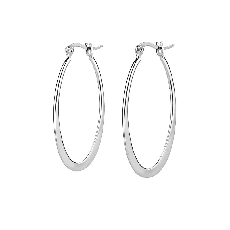 Pendientes de aro de Plata de Ley 925 personalizados para mujer